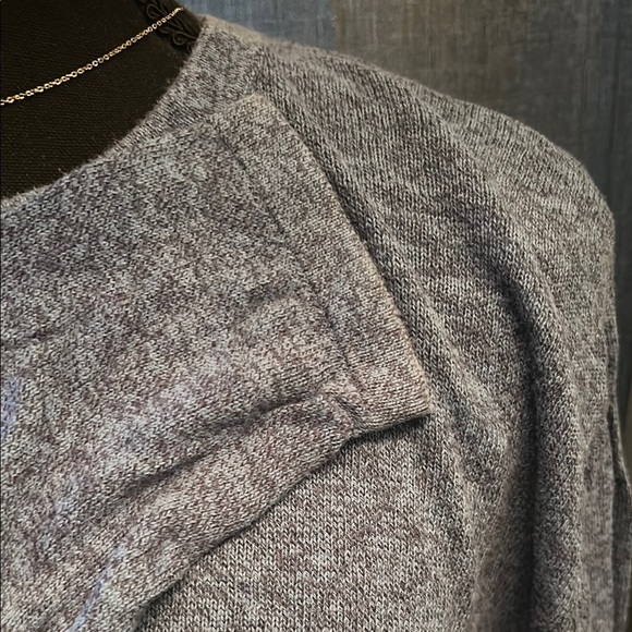 Zara Blue Gray Crewneck Sweater - Picture 3 of 4